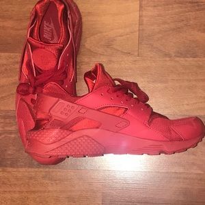 Nike Air Hurache Red Mens Shoes Size 10.5